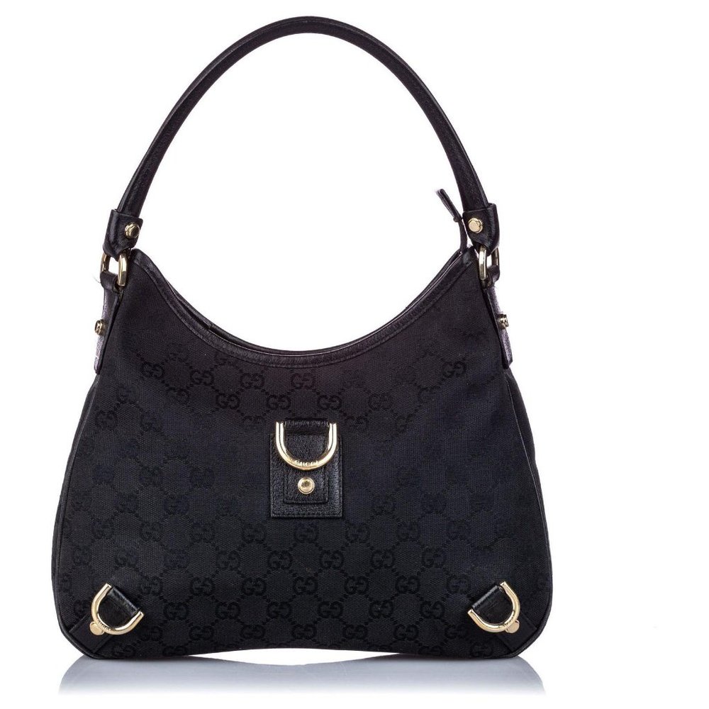 ✨STUNNING✨GUCCI Abbey GG Canvas Leather